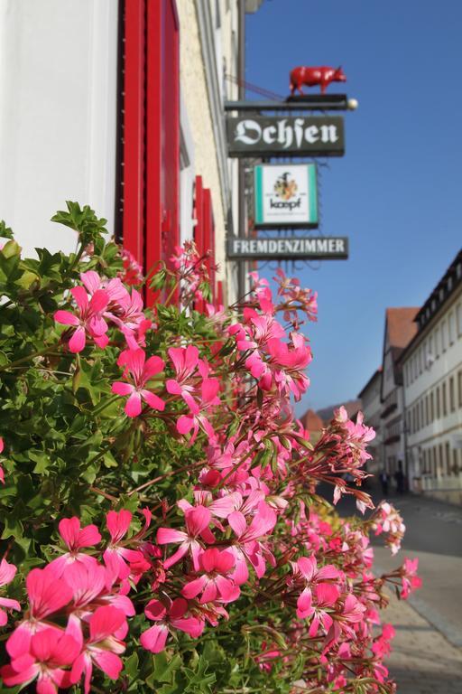 Hotel-Restaurant Roter Ochsen Lauchheim Eksteriør bilde