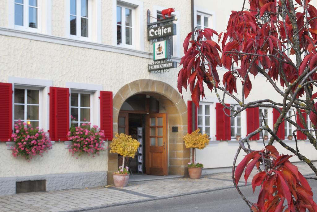 Hotel-Restaurant Roter Ochsen Lauchheim Eksteriør bilde